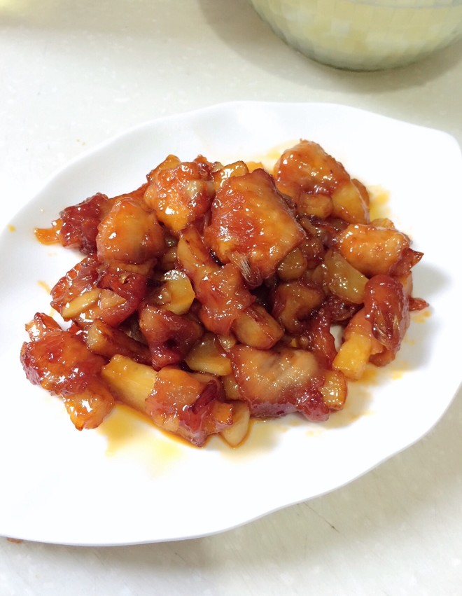 糖醋排骨(里脊肉卷土豆版)的做法