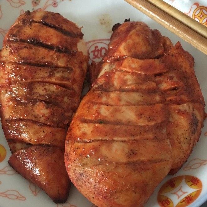 烤鸡胸肉的做法