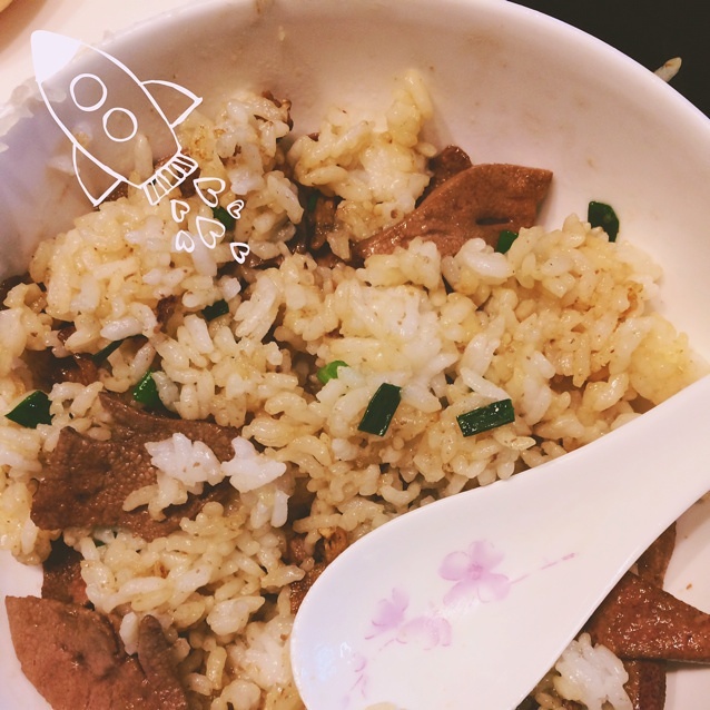 家常猪肝炒饭的做法