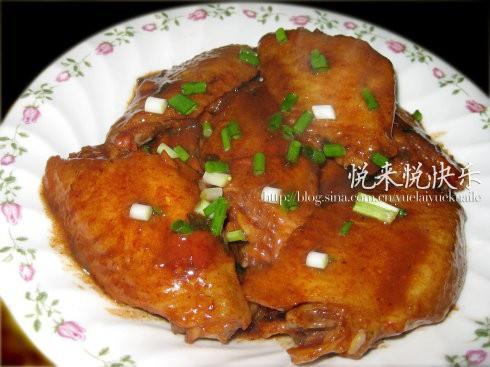 蚝油腐乳翅中的做法