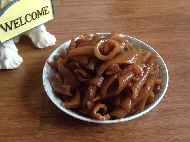 红烧肉皮的做法