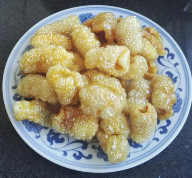 自己炸发肉皮的做法