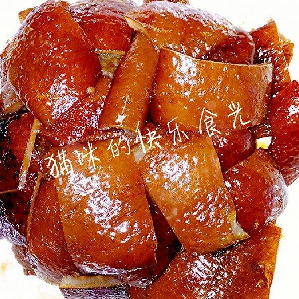 卤猪皮的做法