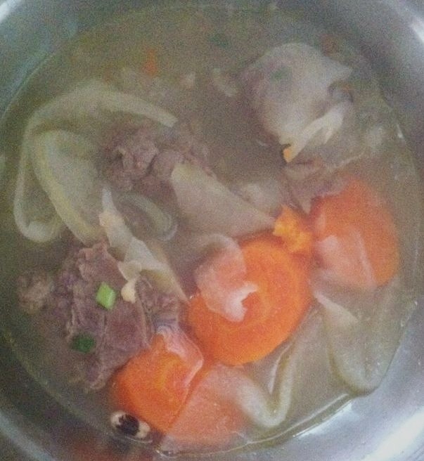 猪骨萝卜冬瓜干汤的做法