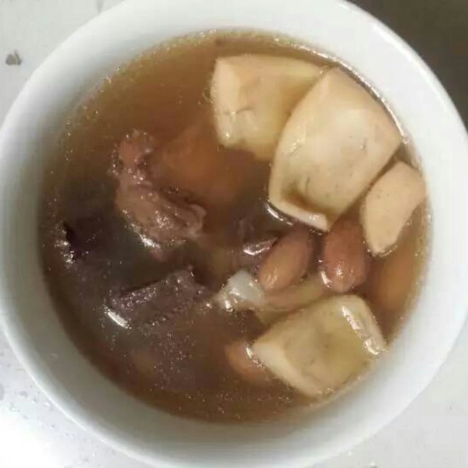 绿豆章鱼煲猪骨的做法