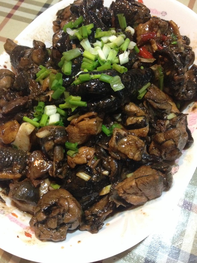 炒乌鸡的做法