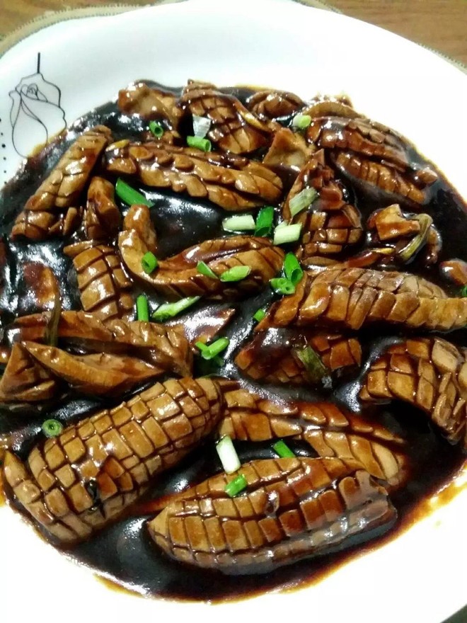 酱爆酸辣腰花的做法