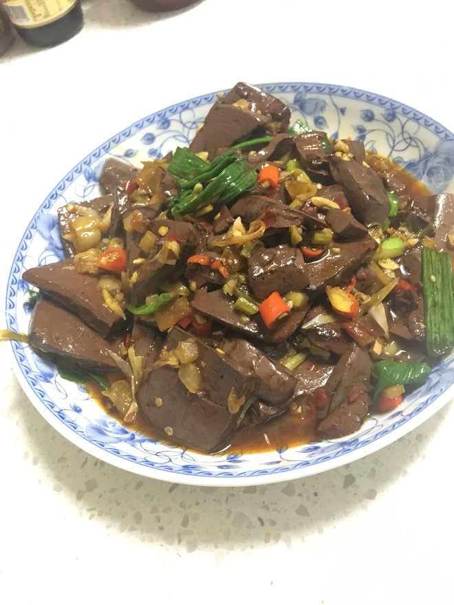红烧猪血的做法
