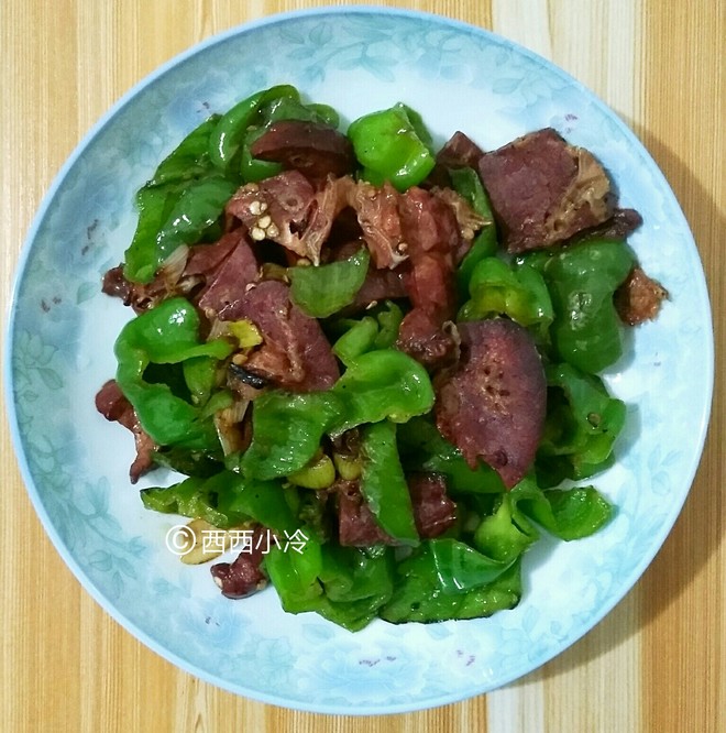 辣椒炒猪肺的做法