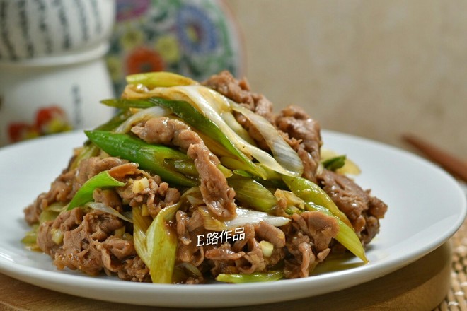 葱爆牛肉的做法