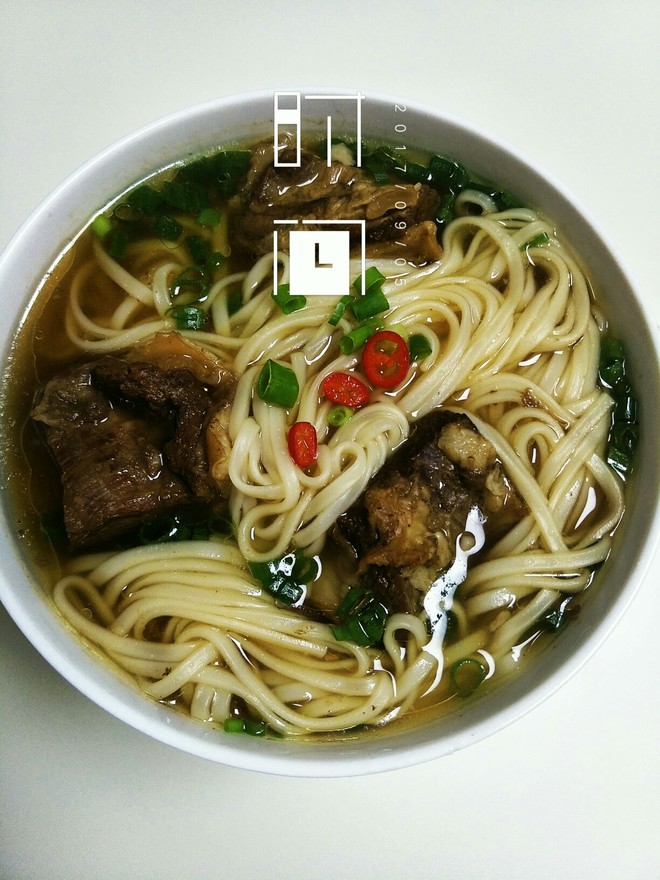 牛腩面的做法