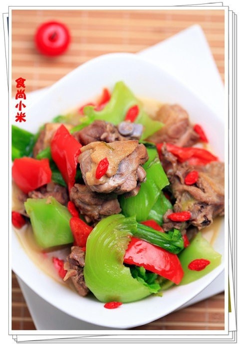 芥菜胆煲鸭腿的做法