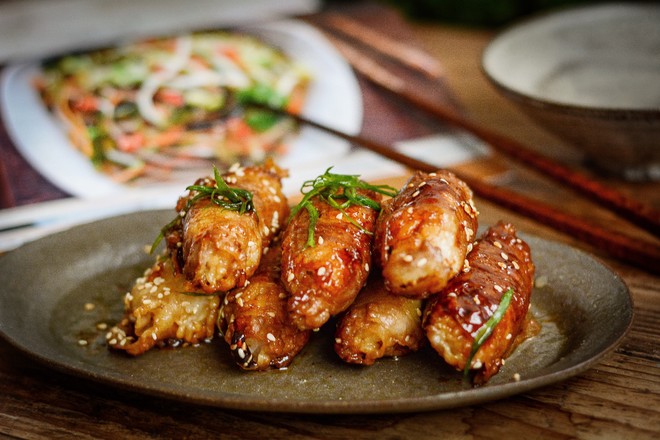 酱烧肥牛饭卷的做法