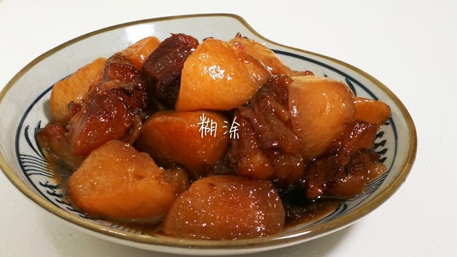 红焖牛筋萝卜的做法