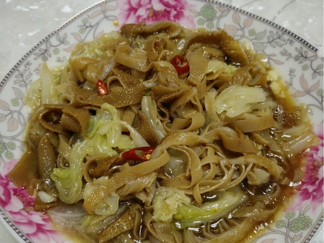 油泼牛百叶的做法