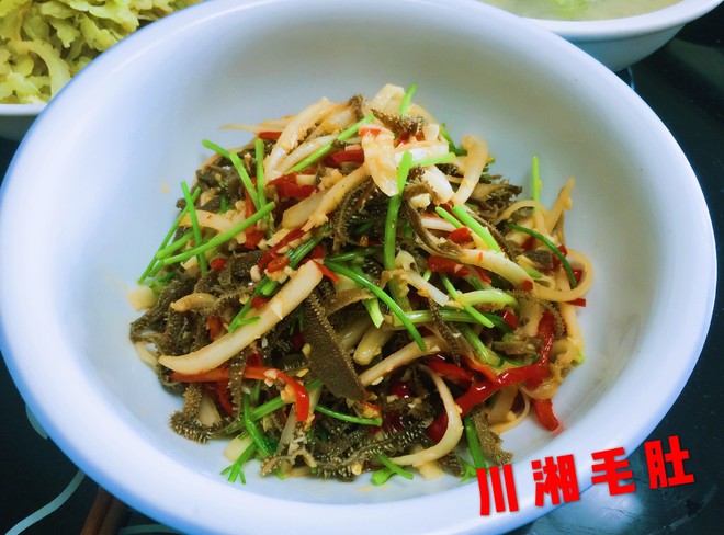 川香毛肚(#湘潭篇)的做法