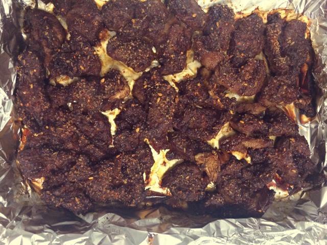 孜然羊肉 烤箱版的做法