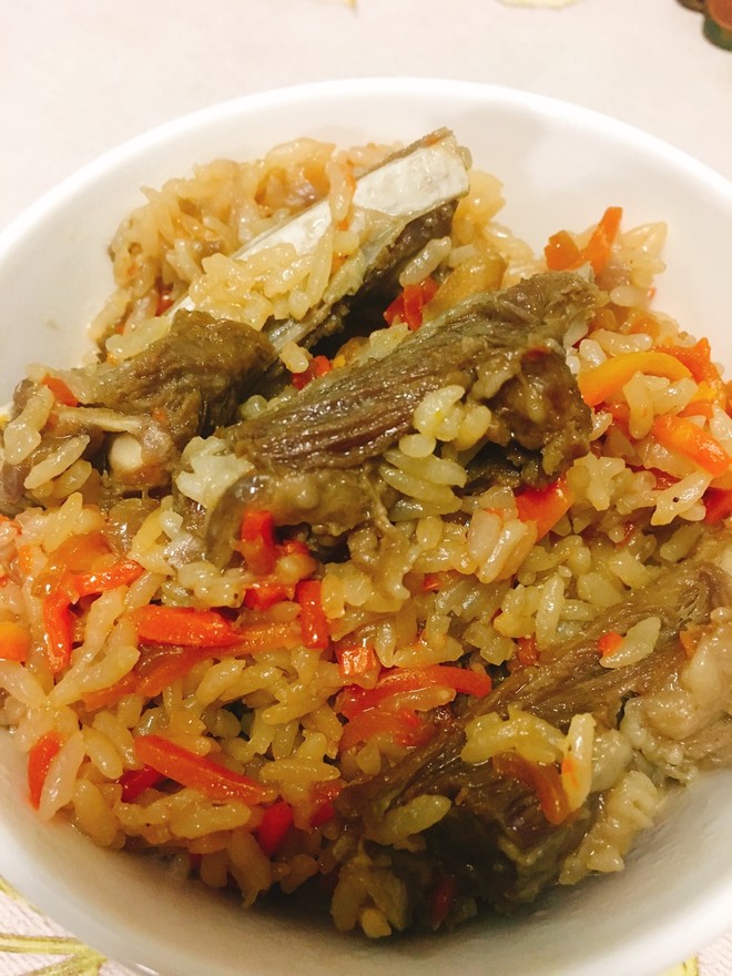 手抓羊排饭的做法