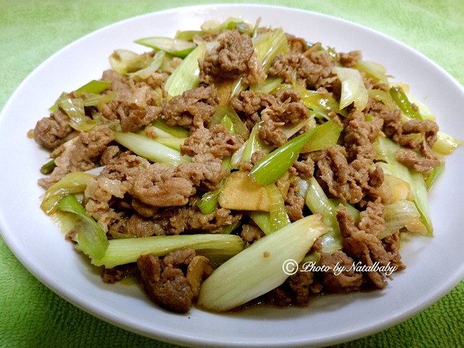 葱爆羊肉的做法