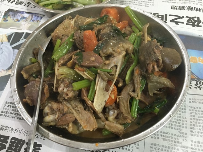沙茶酱焖鹅(鹅杂)的做法