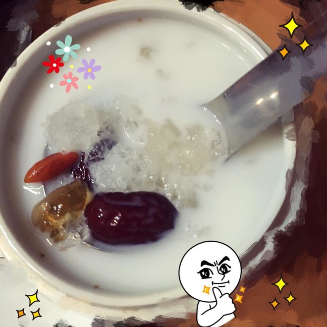 椰汁雪蛤燕窝的做法