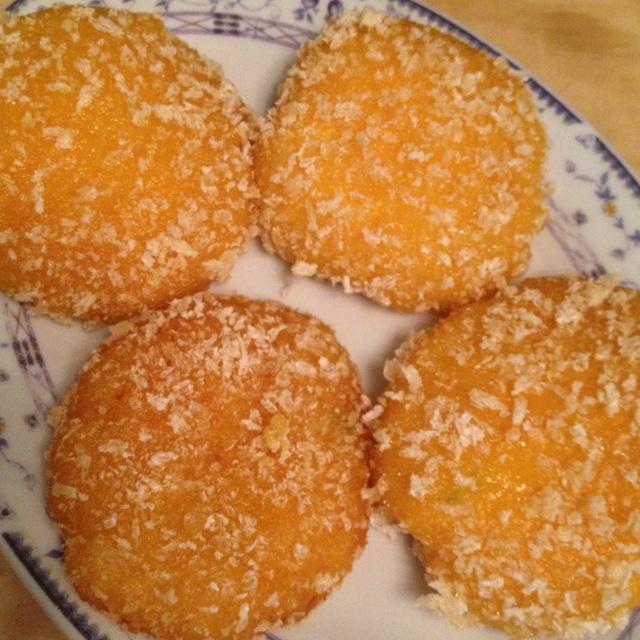 雪花南瓜饼