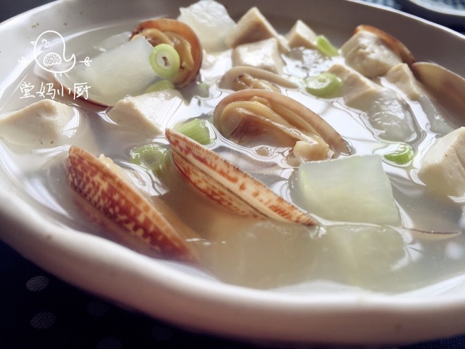 豆腐冬瓜蛤蜊汤的做法