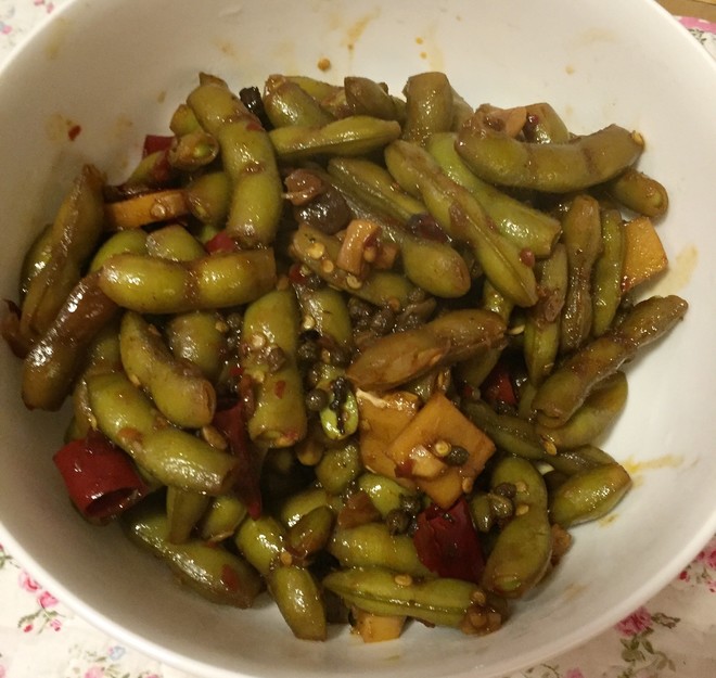 胡师傅招牌麻辣水煮毛豆的做法