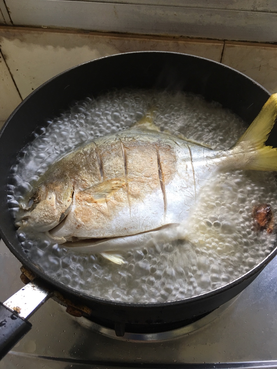 西红柿焖鲳鱼的做法 步骤1