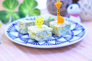 银鱼紫菜鸡蛋糕 宝宝辅食食谱的做法 步骤21