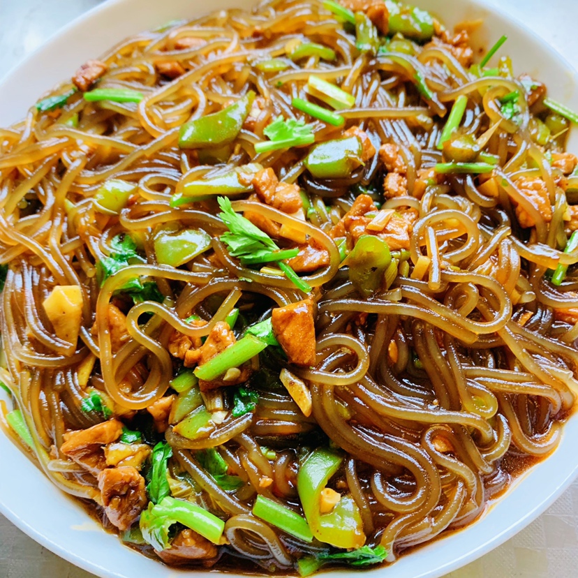 家常肉沫粉条