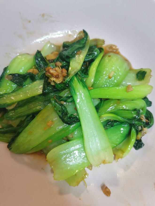 蚝油油菜的做法