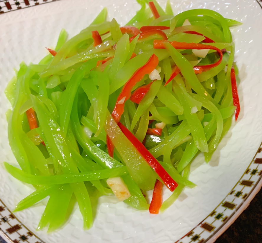 莴笋丝的做法