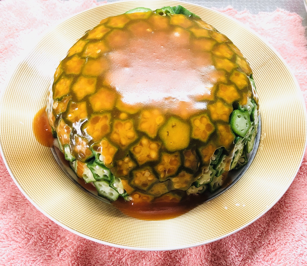 高颜值秋葵土豆泥的做法
