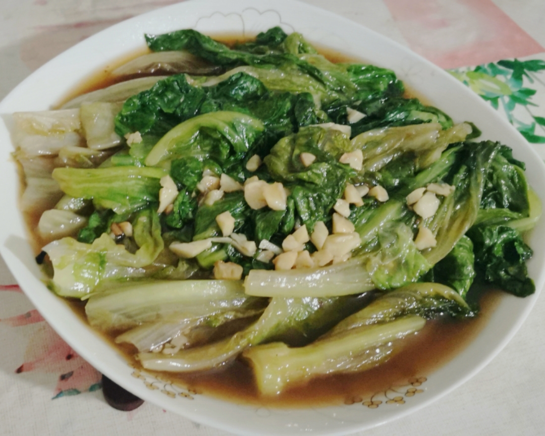 蚝油生菜的做法