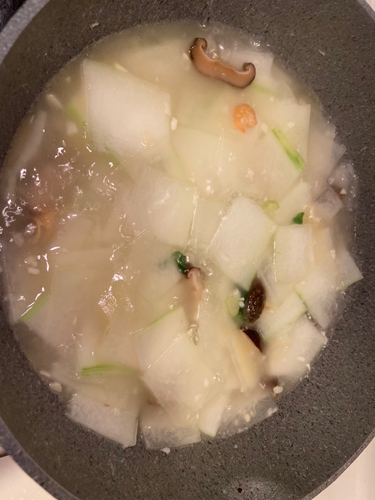 做正宗小贴士鲜甜冬瓜海米汤的图片步骤4