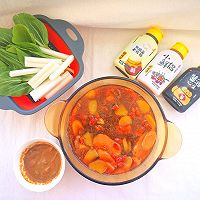 做正宗杏鲍菇萝卜煨排骨火锅的图片步骤15