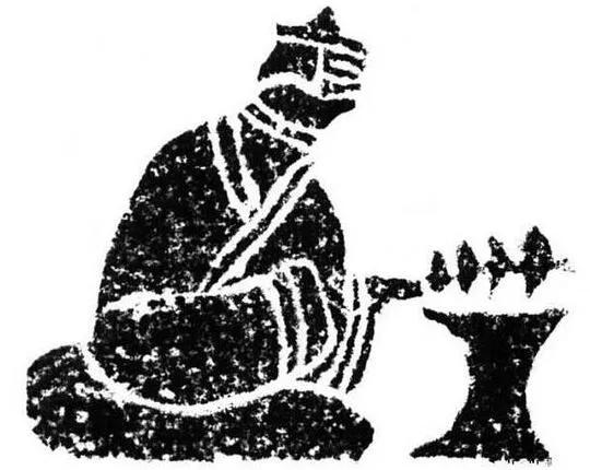 上图_ 秦汉时期的石画像 烤肉