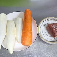 做正宗肉片胡萝卜茭白的图片步骤1