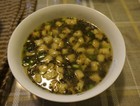 自制雪菜蚕豆油豆腐汤