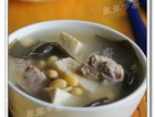 海带冻豆腐黄豆排骨汤