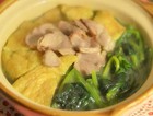 菠菜油豆腐暖锅