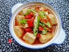 西红柿肉片炖冻豆腐