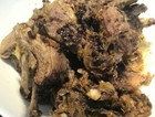 铁锅炖羊肉和火燎饭