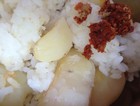 电饭锅版原味土豆蒸米饭