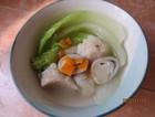 鱼丸猴头菇白菜汤
