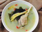 海带黄花菜炖鸭汤