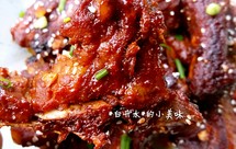 韩式辣酱蒜香烤排骨(肉）