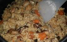 香菇五花肉米饭