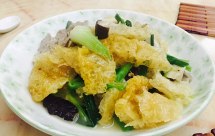 香菇虾米炒肉皮